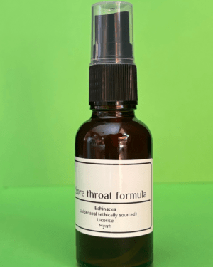 Sore throat formula